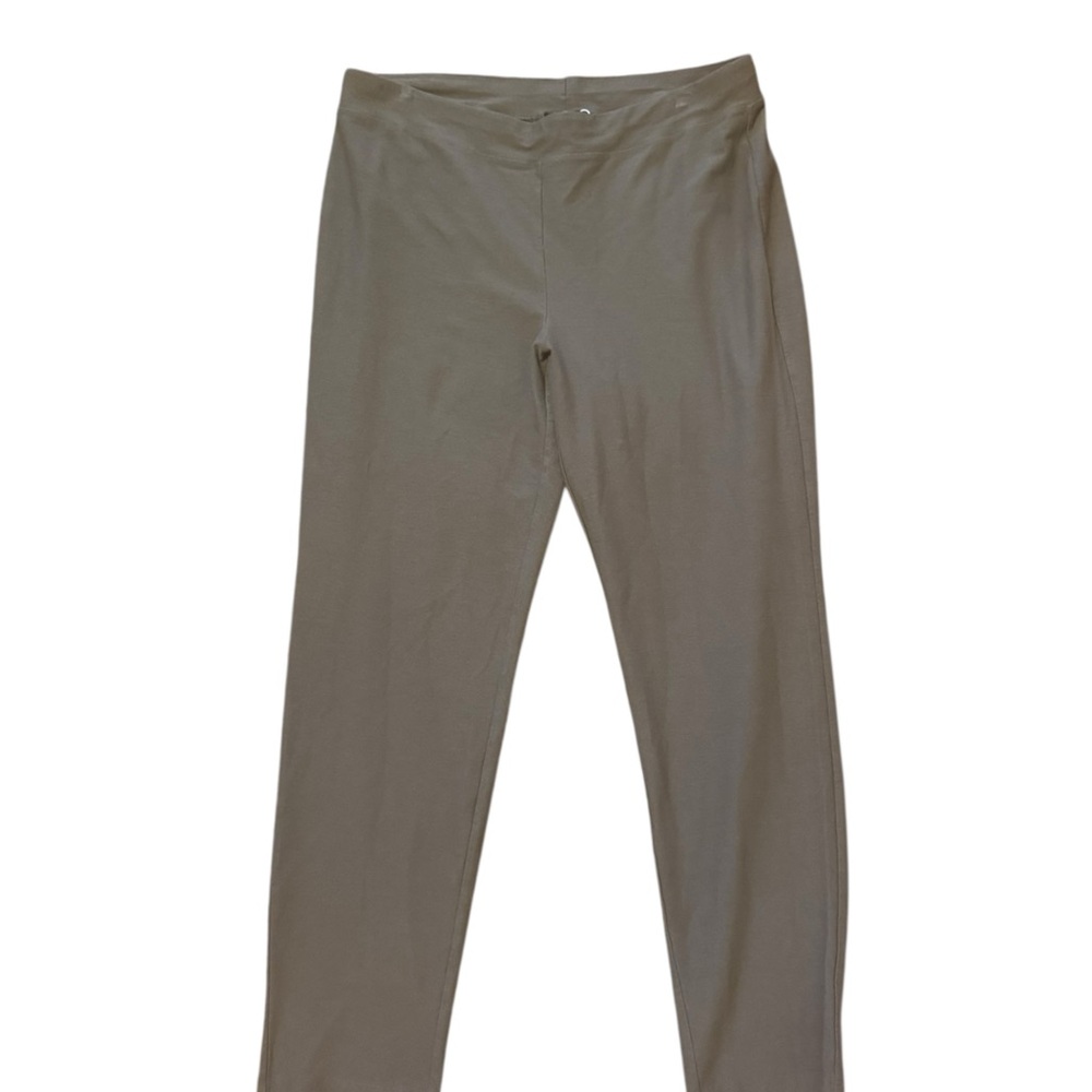 Eileen Fisher Grey/Green Knit Pants – Size Large